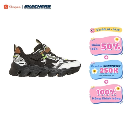 [ĐỘC QUYỀN ONLINE] Giày Thể Thao Bé Trai Skechers Mega-Flex Lite Tuff Toolz - 402130L-WBK