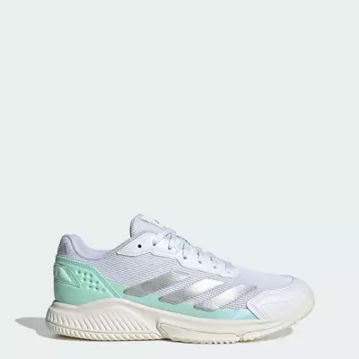 adidas Padel Tennis Giày Padel Courtquick Nữ trắng KI3592