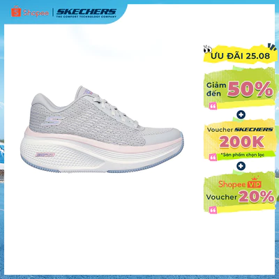 Giày Thể Thao Nữ Skechers Performance GOrun Elevate 2.0 Badric - 129008-GYPK Air-Cooled Goga Mat