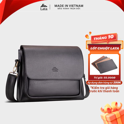 Túi Lata (Thời trang nam công sở cỡ nhỏ - Túi đeo chéo da TN19)