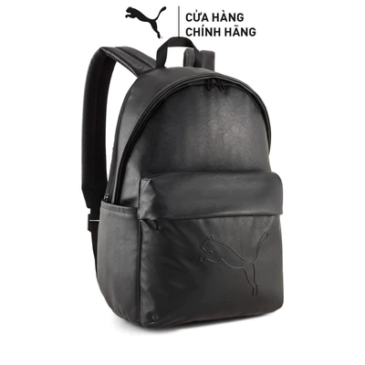 Balo Thể Thao PUMA Unisex ESSENTIALS PU Backpack Black Màu Đen