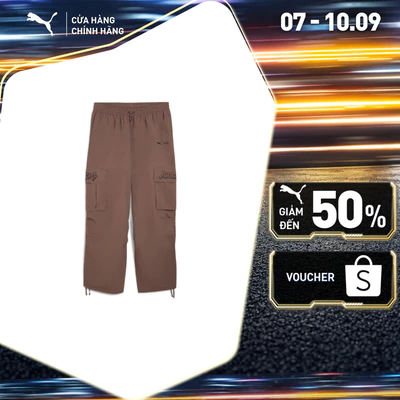 Quần Dài Thời Trang PUMA Nam X RIPNDIP Cargo Pants Flat Bronze Màu Nâu