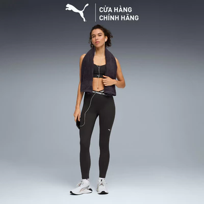 Quần Dài Thể Thao Tập Luyện PUMA Nữ W Strong CF Tght HW 7/8 Black Màu Đen