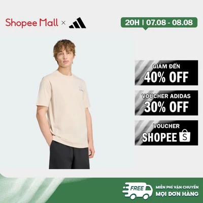 [Duy nhất 8.8 - VOUCHER 30%]adidas Phong cách sống ÁO THUN GRAPHIC SUMMER EMBROIDERED SLIDES Nam Be KT9692