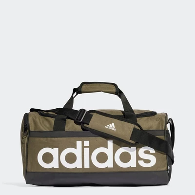 adidas Phong cách sống Túi Duffel Linear Essentials Cỡ Trung Unisex màu xanh lá HR5350