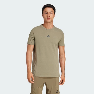adidas Gym & Training Áo Thun Tập Luyện Designed for Training Nam màu xanh lá JI8123