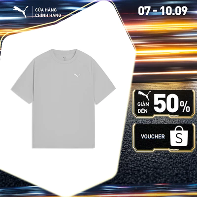 Áo Thun Thời Trang Tay Ngắn PUMA Unisex PUMATECH SS TEE WV Sedate Gray Màu Xám