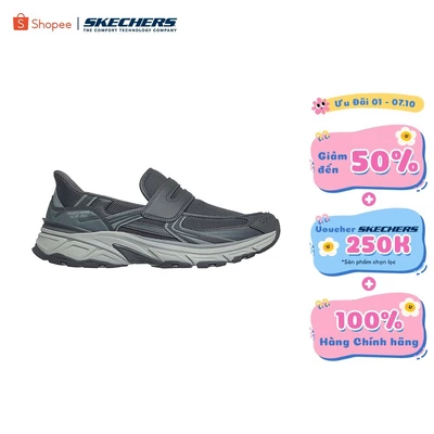 Giày Thể Thao Nam Skechers Slip-Ins Sport Stamina Sport Battor Thường Ngày - 233159-CHAR Air-Cooled Memory Foam