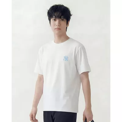 MLB - Áo thun unisex cổ tròn tay ngắn in họa tiết_3ATSN7663-50WHS