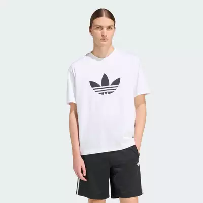 adidas Lifestyle ADICOLOR TREFOIL TEE Men White KE0901