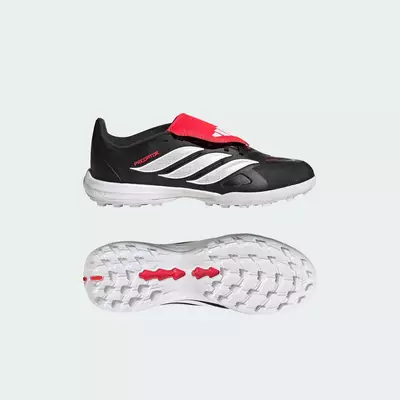 adidas Bóng đá Giày Đá Bóng Sân Cỏ Nhân Tạo Lưỡi Gà Gập PREDATOR LEAGUE Cho Trẻ Em Trẻ em Đen JS1041