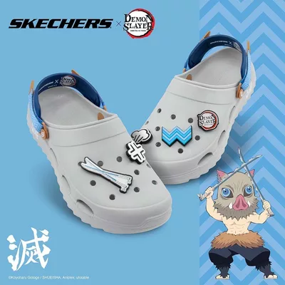 Giày Clog Nam Skechers Demon Slayer Foamies Surge - 802032-TPE