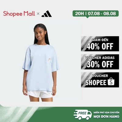 [Duy nhất 8.8 - VOUCHER 30%]adidas Phong cách sống ÁO THUN GRAPHIC SUMMER DRINK 2 Nữ Màu xanh da trời KB7187