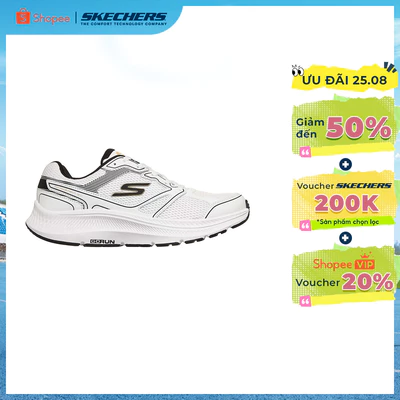 Giày Thể Thao Nam Skechers Performance GOrun Consistent 2.0 Mapleton - 220861-WBK Air-Cooled Goga Mat