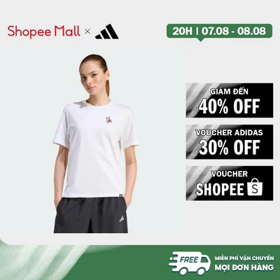 [Duy nhất 8.8 - VOUCHER 30%]adidas Lifestyle FOOD REGULAR GRAPHIC T-SHIRT Women White KA5076