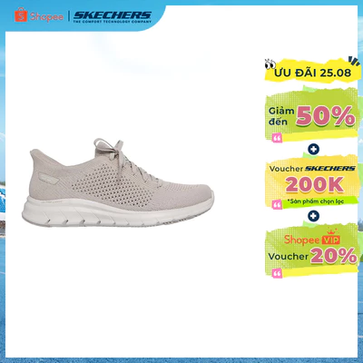 Giày Thể Thao Nữ Skechers Slip-Ins Sport Active Pure Flex Breathe Easy Thường Ngày - 104655-TPE Air-Cooled Memory Foam