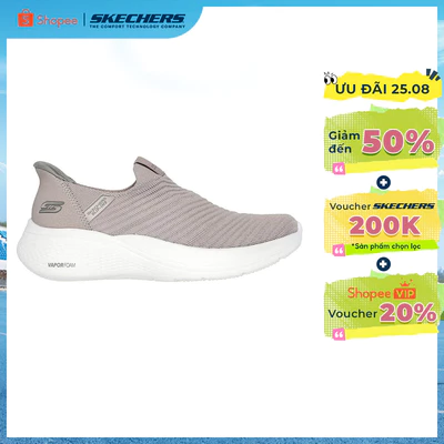Giày Thể Thao Nữ Skechers Slip-ins BOBS Sport Infinity Daily Vision Thường Ngày- 117508-TPE Memory Foam