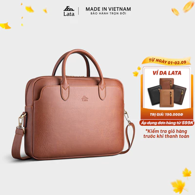 Cặp Công Sở Lata (Thời trang nam basic - Cặp da CA41)