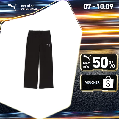 Quần Dài Thời Trang PUMA Nữ ESS GRAPHIC Bedazzled Pants Black Màu Đen