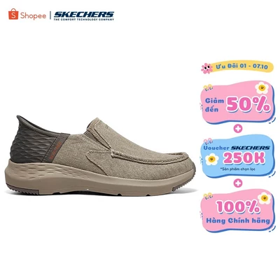 Giày Thể Thao Nam Skechers Slip-ins SKECHERS USA Parson Dewitt-204806-TPE Memory Foam