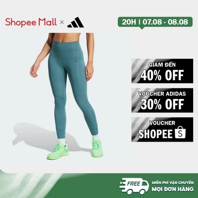 [Duy nhất 8.8 - VOUCHER 30%]adidas Gym & Training Quần Legging 7/8 Stash Optime Nữ màu xanh lá JW7610