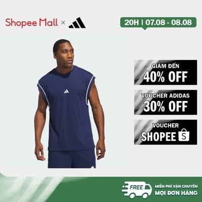 [Duy nhất 8.8 - VOUCHER 30%]adidas Basketball adidas Basketball All-World Sleeveless Tank Top Men Blue JN4748