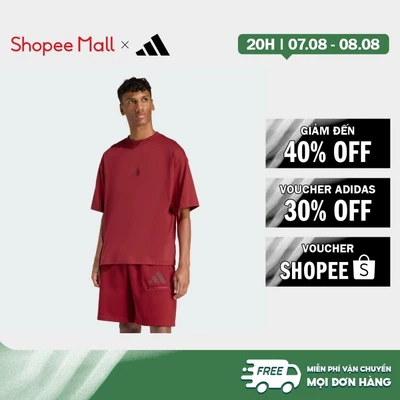 [Duy nhất 8.8 - VOUCHER 30%]adidas Lifestyle Future Icons 3 Bar Logo Tee Men Burgundy KD5183