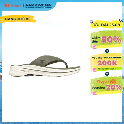 Xăng Đan/Dép Nam Skechers On-The-GO GOwalk 8 Sandal Trop Đi Bộ - 229362-OLV Goga Mat