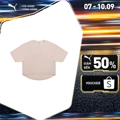 Áo Thun Thời Trang PUMA Nữ WARDROBE ESS Oversized Tee Alpine Snow Màu Trắng