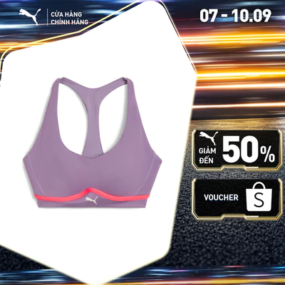 Áo Ngực Tập Luyện PUMA Nữ 4KEEPS CLOUDSPUN BRA Pale Plum Màu Tím