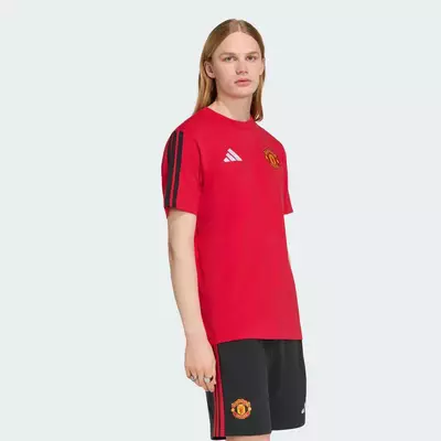 adidas Bóng đá Áo Thun Manchester United DNA Nam Đỏ KF9924
