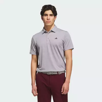 adidas Đánh gôn ÁO POLO PERFORMANCE HEATHER Nam Xám KG9138
