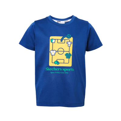 Áo Thun Tay Ngắn Trẻ Em Skechers Soccer Team Short Sleeve Tee-SL324K638-00SA Online Sale
