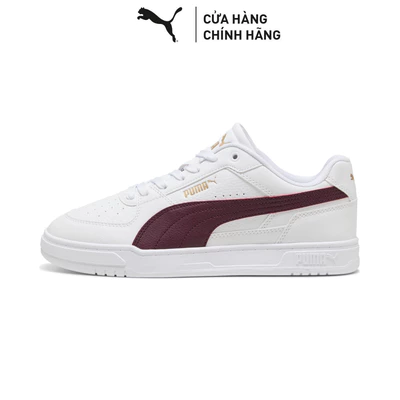 Giày Thể Thao PUMA Unisex Caven III White-Ruby Noir-Gold Màu Trắng