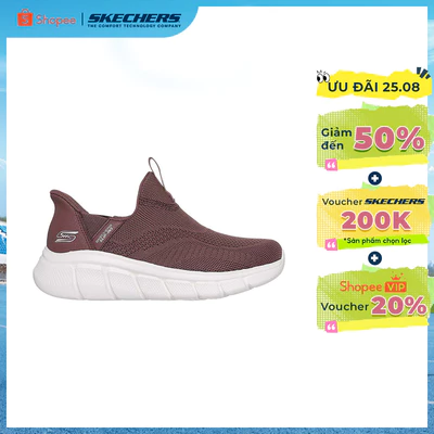 Giày Thể Thao Nữ Skechers Slip-Ins BOBS Sport Casual Fit Thường Ngày - 117634-MVE Memory Foam