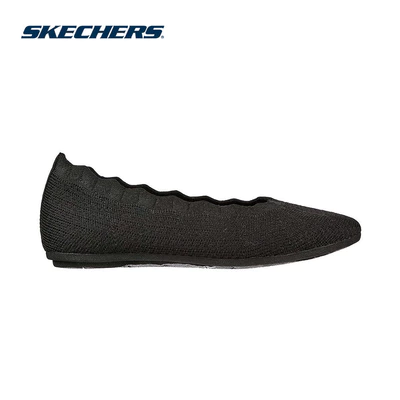 Giày Búp Bê Nữ Skechers Modern Comfort Cleo 2.0 Love Spell - 158343-BLK Air-Cooled Memory Foam