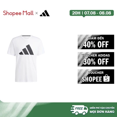 [Duy nhất 8.8 - VOUCHER 30%]adidas Gym & Training Áo Thun Tập Luyện Train Essentials Feelready Có logo Nam trắng IM4373