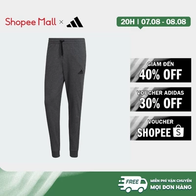 [Duy nhất 8.8 - VOUCHER 30%]adidas Phong cách sống Quần Ống Côn Single Jersey Essentials Nam Xám HK0550