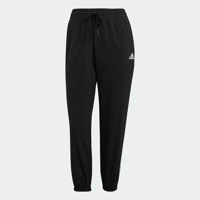 adidas Phong cách sống Quần 7/8 3 Sọc Dệt Thoi adidas Essentials Nữ Đen GM5559