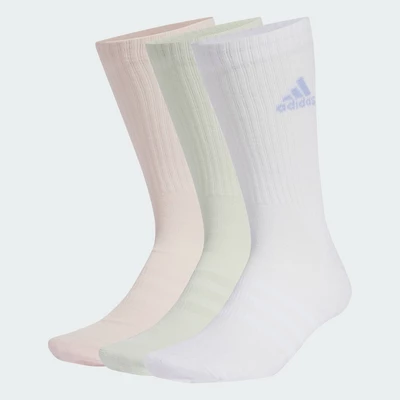 adidas Phong cách sống Bộ 3 Đôi Tất Cao Cổ Có Đệm Unisex trắng IZ0161
