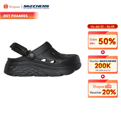 Giày Clog Nữ Skechers Foamies Max Cushioning Dream - 111268-BBK