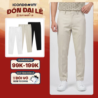 Quần Tây Nam ICONDENIM Zenith Form Slimfit QTID0089