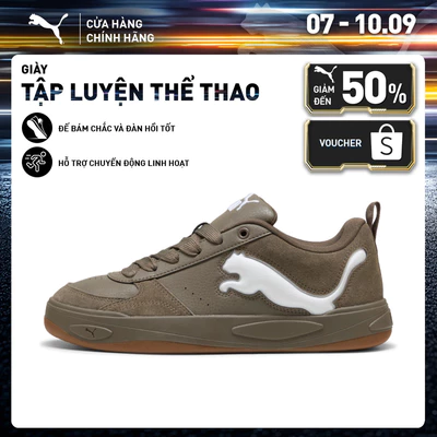 Giày Thể Thao PUMA Unisex Park Lifestyle II Cat Matte Bronze-White Màu Xám