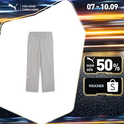 Quần Dài Thời Trang PUMA Nam PUMATECH-X Track Pant Gray Echo-White Màu Xám