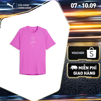 Áo Thun Tập Luyện PUMA Nam M X HYROX DRYELITE TEE Electric Orchid Màu Hồng