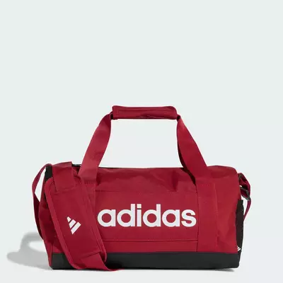 adidas Lifestyle Linear Duffel Bag Extra Small Unisex Burgundy KE5700