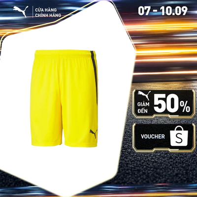 Quần Đùi Thể Thao PUMA Nam teamLIGA Shorts Cyber Yellow-Black Màu Vàng