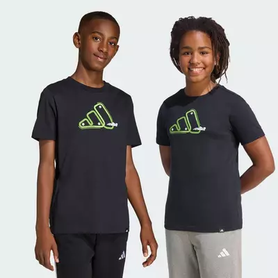 adidas Phong cách sống ÁO THUN GRAPHIC ADRENALINE AESTHETIC DÀNH CHO TRẺ EM Trẻ em Đen KA0513