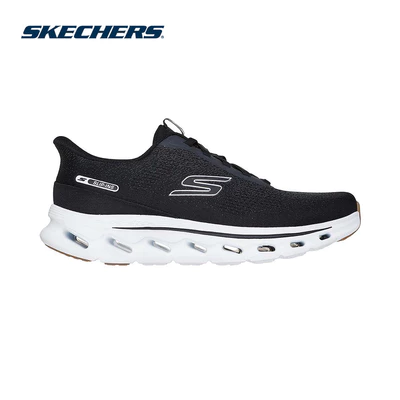 Giày Thể Thao Nam Skechers Slip-ins GOwalk Glide-Step 2.0 Maser Đi Bộ - 217017-BKW Air-Cooled Goga Mat