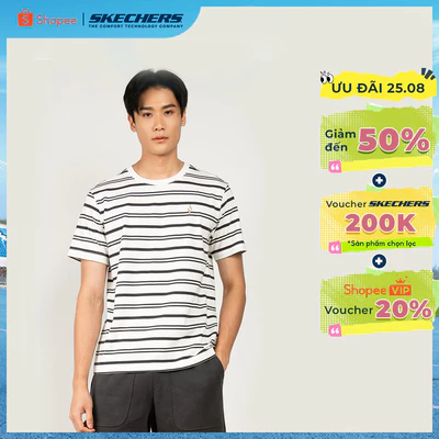 Áo Thun Tay Ngắn Nam Skechers Urban Outdoor Short Sleeve Tee - SL325M398-00QF Online Sale